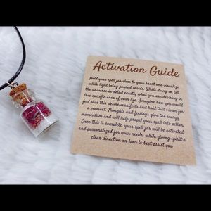 Love & Attract Spell Jar Necklace